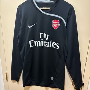 Nike x Arsenal Fly Emirates Black Long Sleeve Jersey